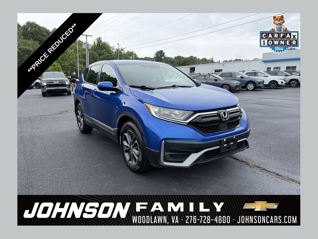 Used 2022 Blue Honda EX-L image 1