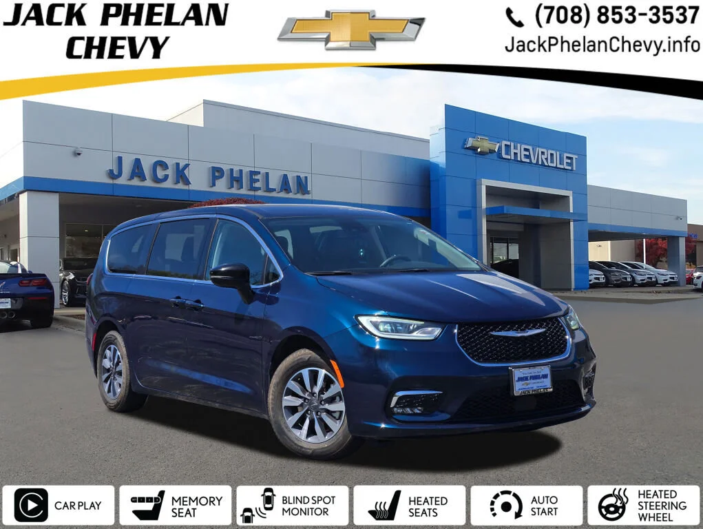 Used 2024 Fathom Blue Pearl Chrysler Hybrid Select image 1