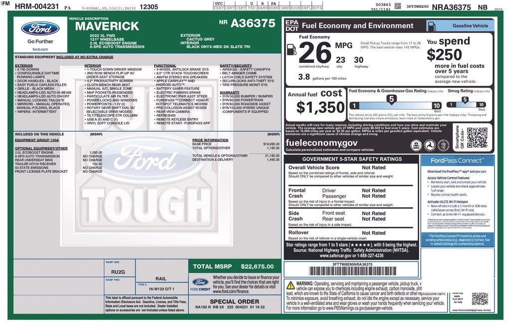 Certified Used 2022 Cactus Green / Gray Ford XL image 28