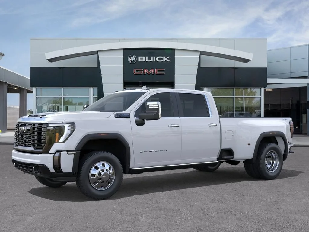 New 2026 Glacier White Tricoat GMC Denali Ultimate DRW image 2