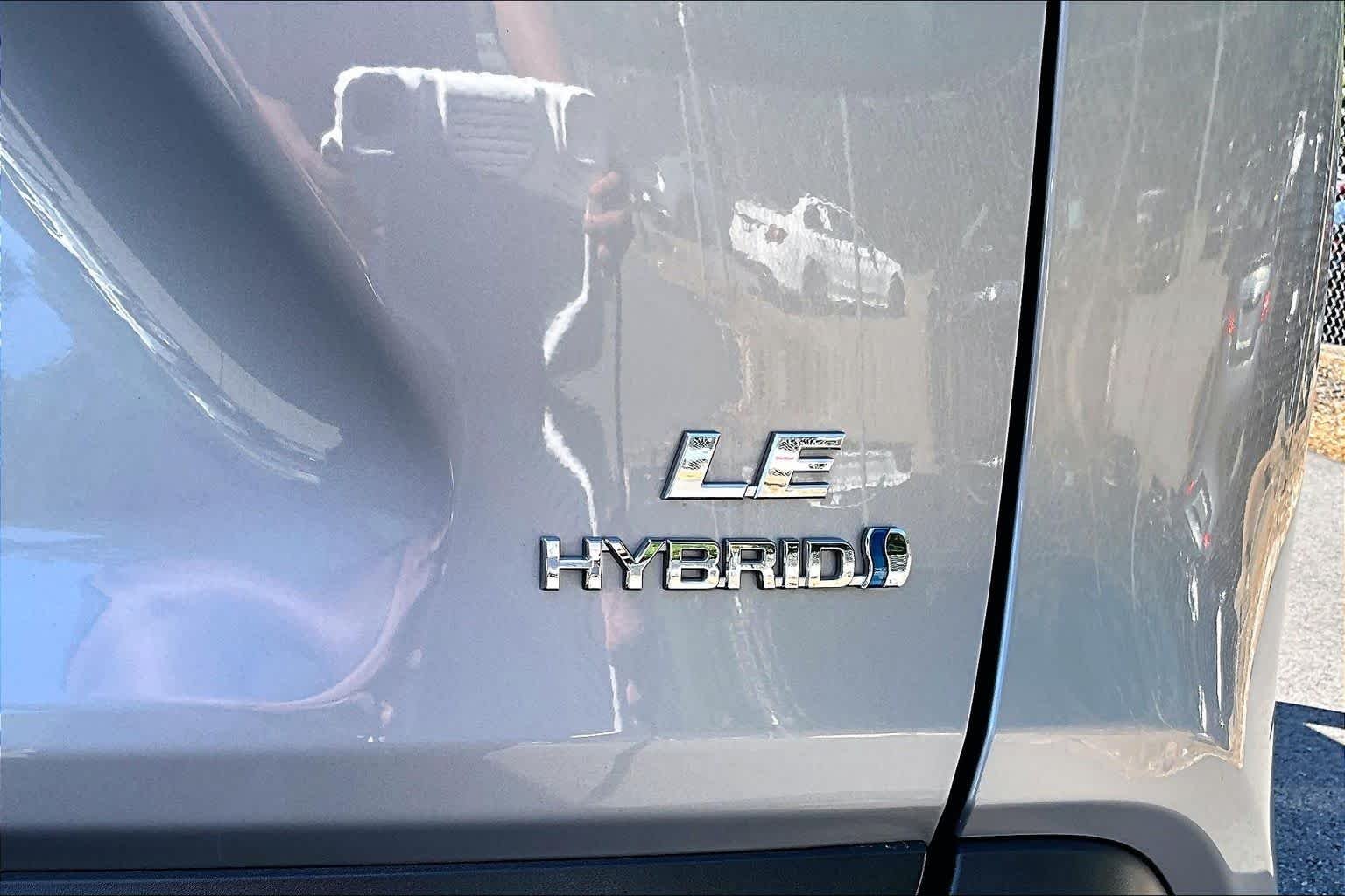 Used 2023 Silver Sky Metallic Toyota Hybrid LE image 10