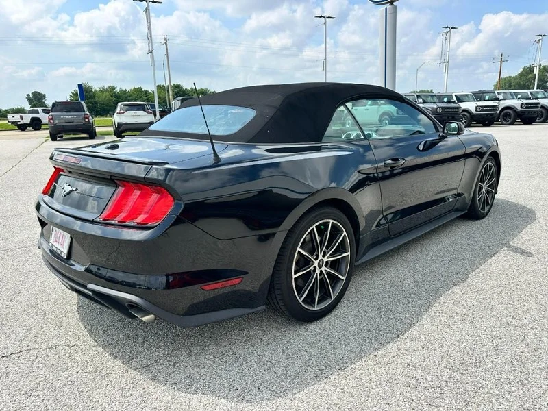 Used 2019 Shadow Black Ford EcoBoost Premium Convertible image 6