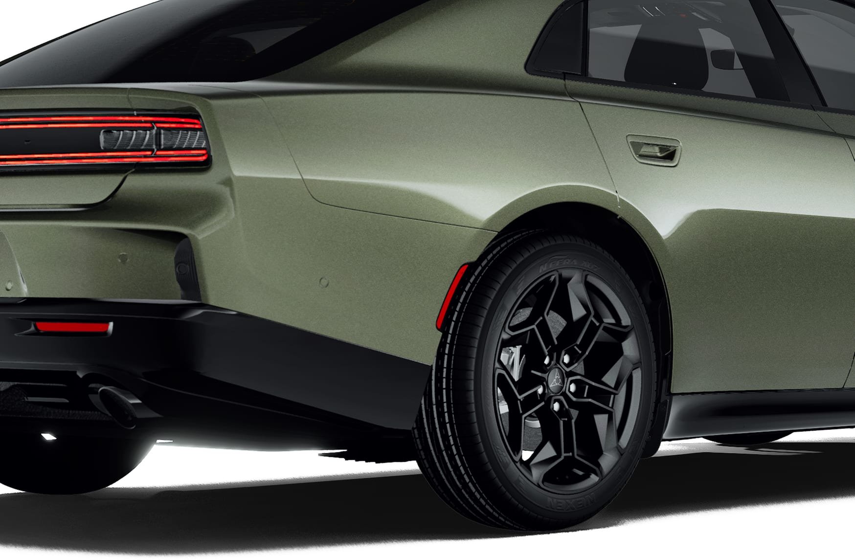 New 2027 Green Machine Exterior Paint Dodge R/T image 2