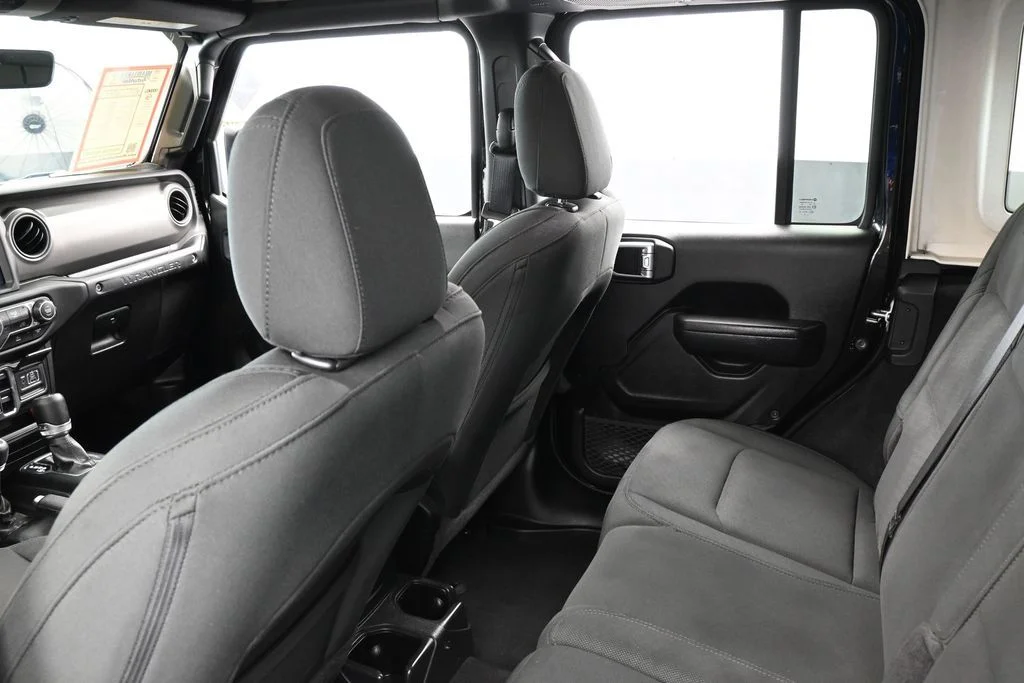 Used 2022 Black Clearcoat Jeep Unlimited Sport image 32