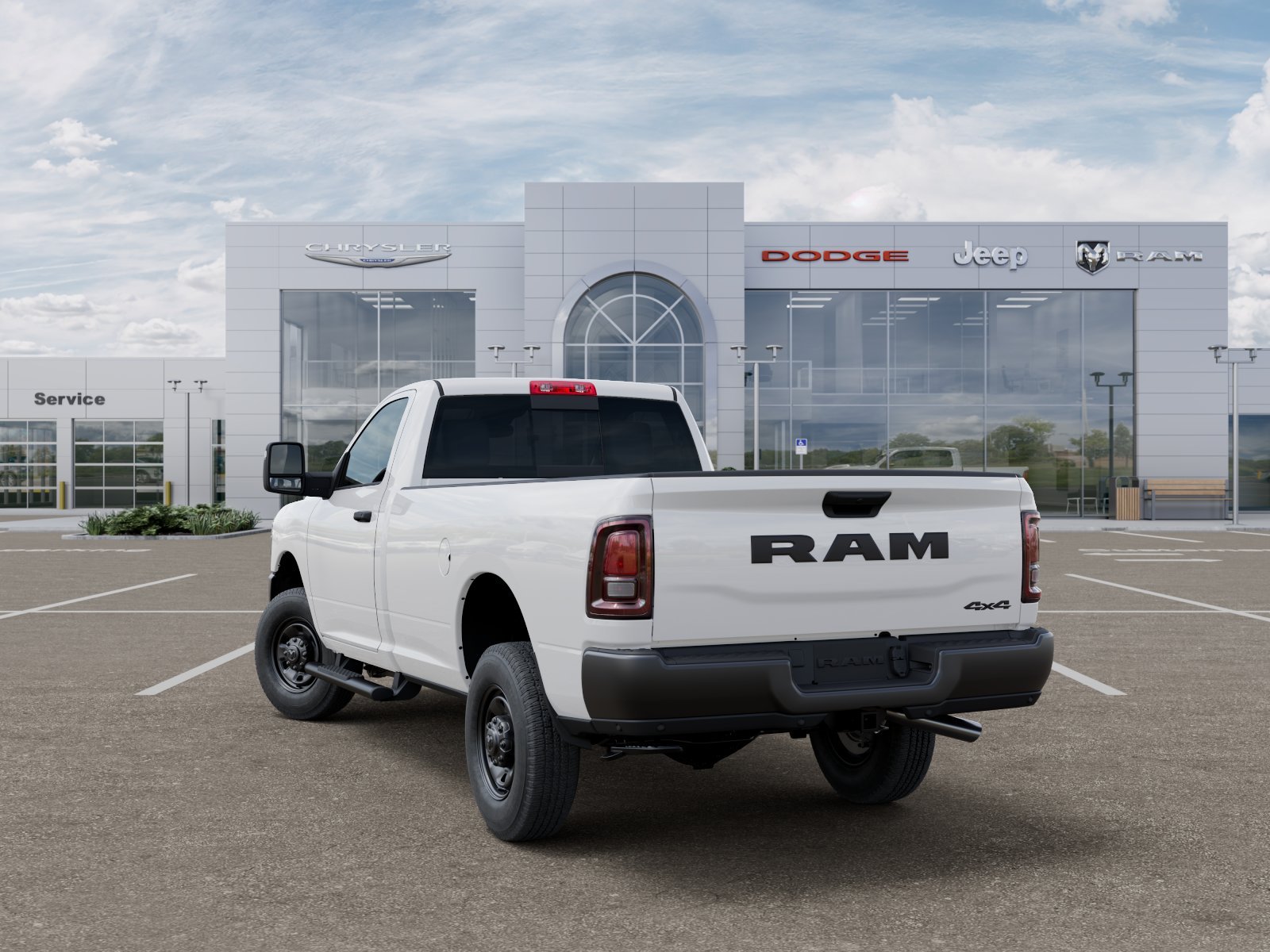 New 2026 Bright White Clear-Coat Exterior Paint RAM Tradesman image 11
