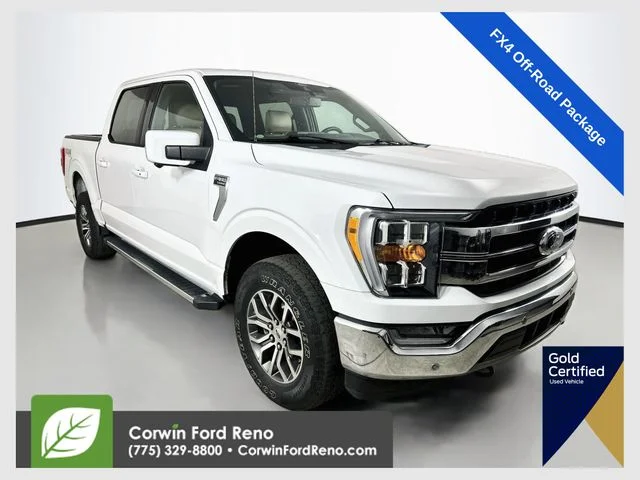 Used 2021 Oxford White Ford Lariat image 1