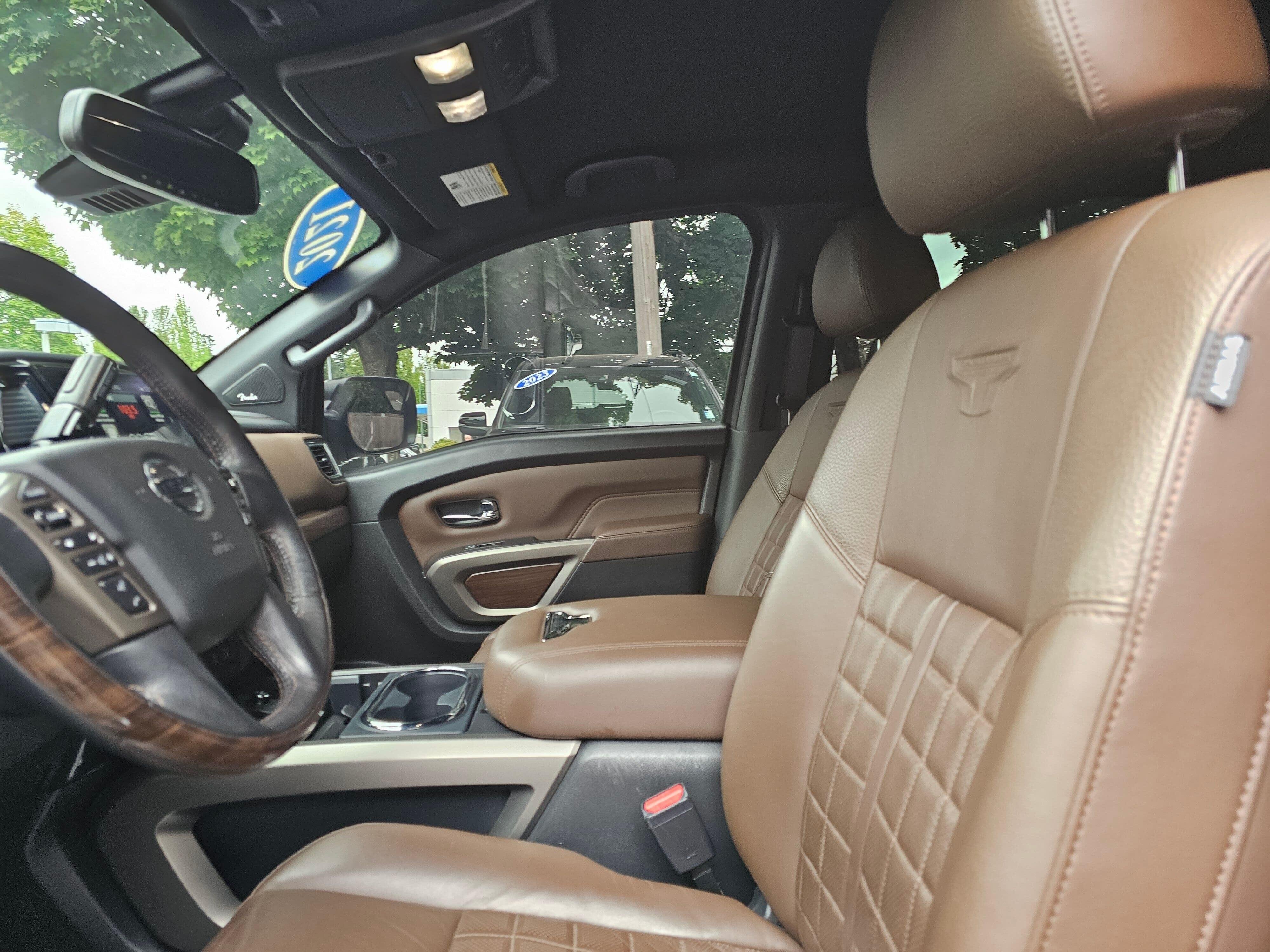 Used 2021 Super Black Nissan Platinum Reserve image 23