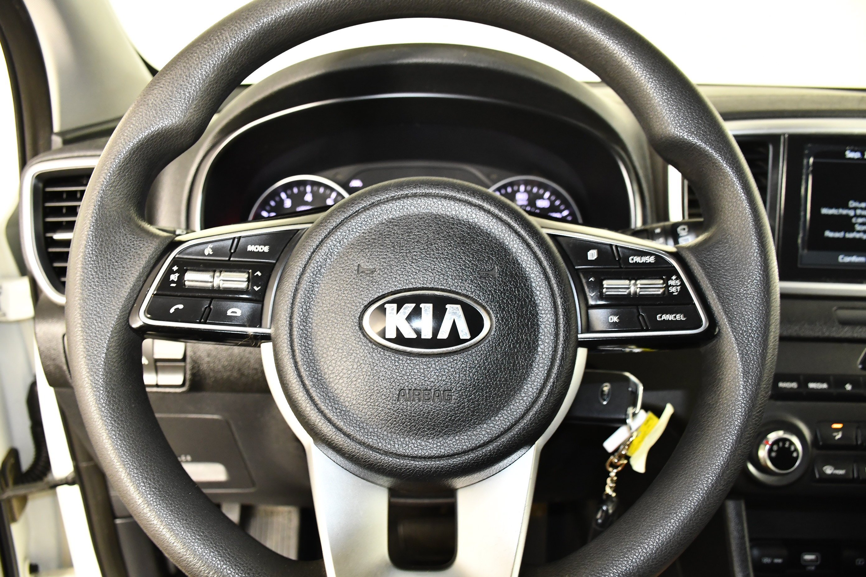 Used 2021 Clear White Kia LX image 19