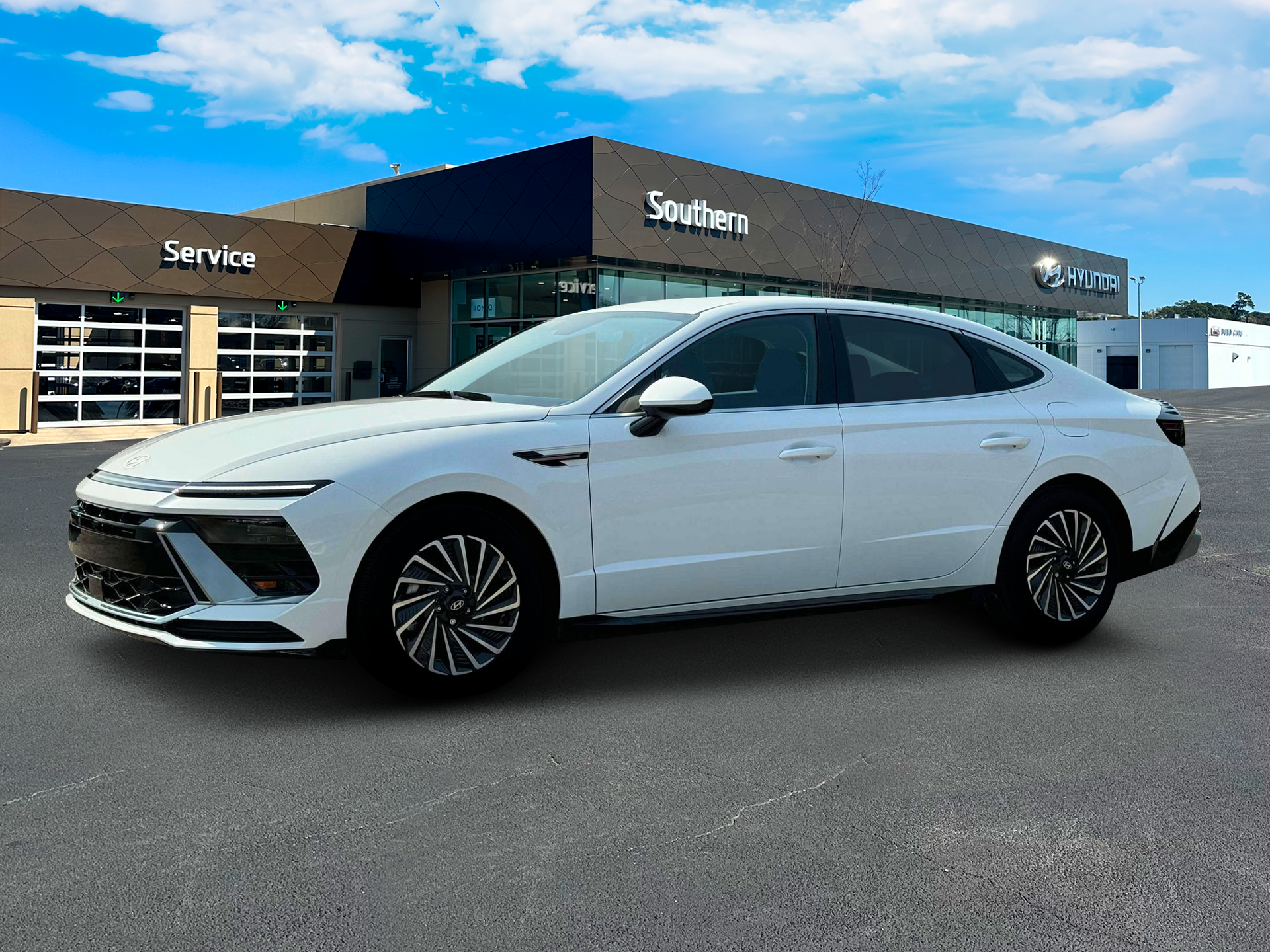 New 2025 White Hyundai SEL image 2