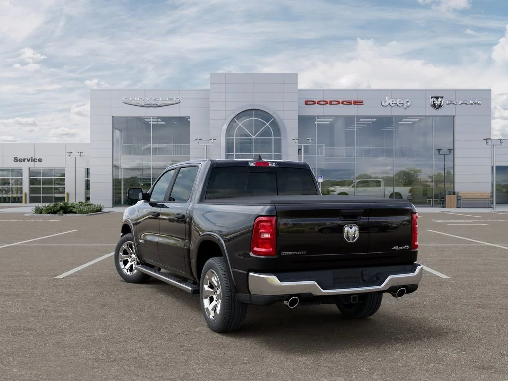 New 2026 Diamond Black Crystal Pearl-Coat Exterior Paint RAM Big Horn/Lone Star image 3