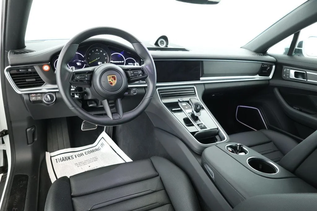 Used 2023 Carrara White Metallic Porsche 4 E-Hybrid Platinum Edition AWD w/ 21
