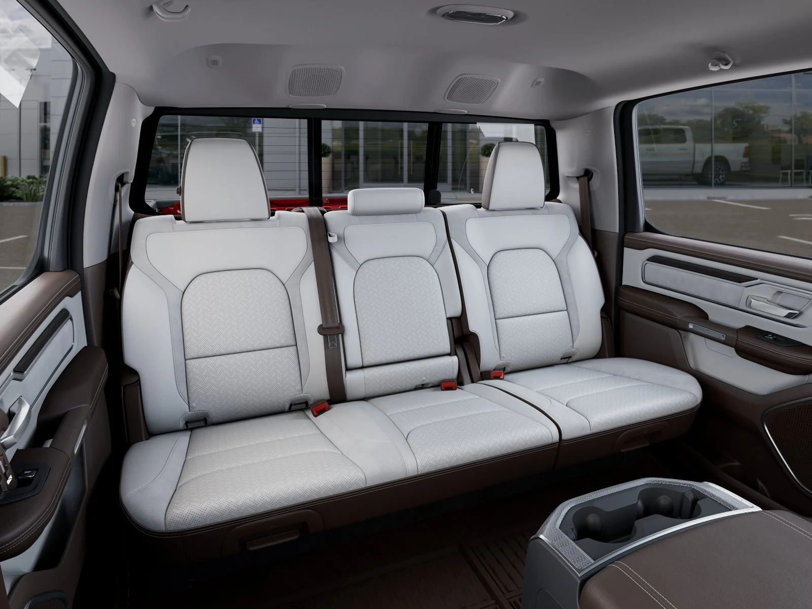 New 2026 Molten Red Pearl-Coat Exterior Paint RAM Laramie image 59