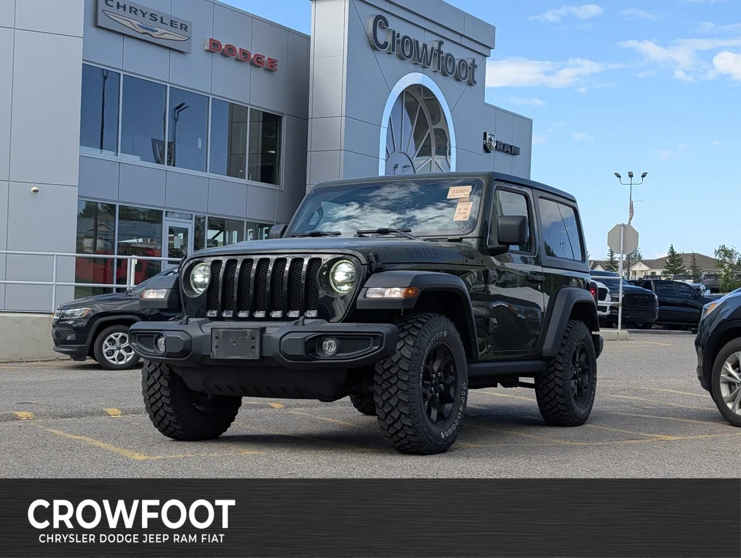 Certified Used 2022 Green Jeep Willys - - Tech Grp - Cold Weather - Uconnect NAV & Sound! image 1