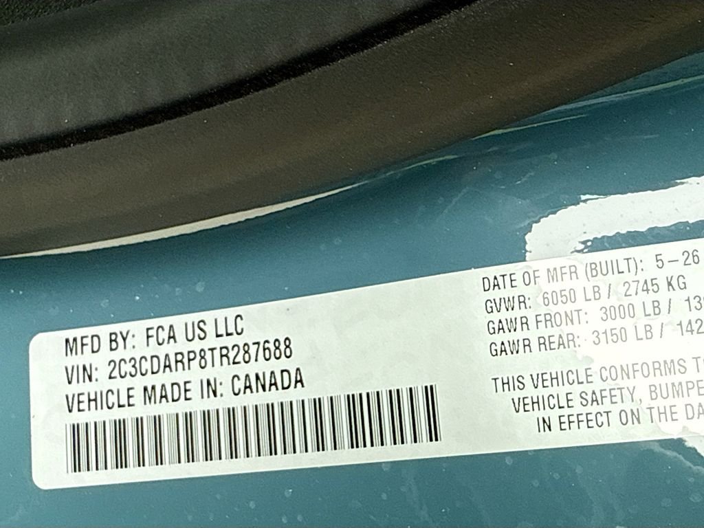 New 2026 Sub-Zero Exterior Paint Dodge Scat Pack image 13