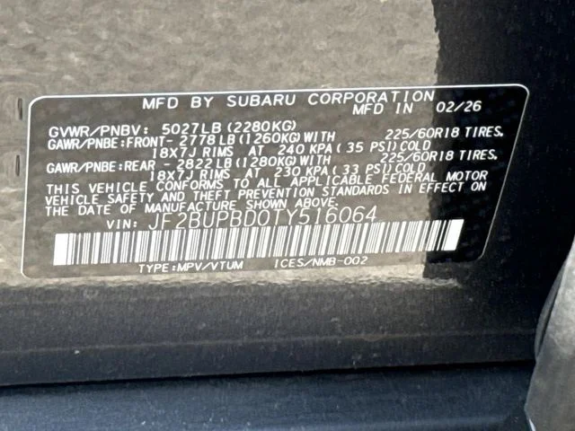 Used 2026 Gray Subaru Premium image 31