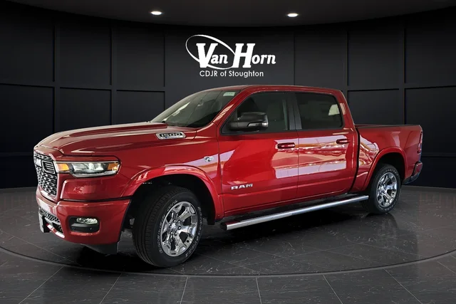 New 2026 Molten Red Pearl-Coat Exterior Paint RAM Big Horn/Lone Star image 3
