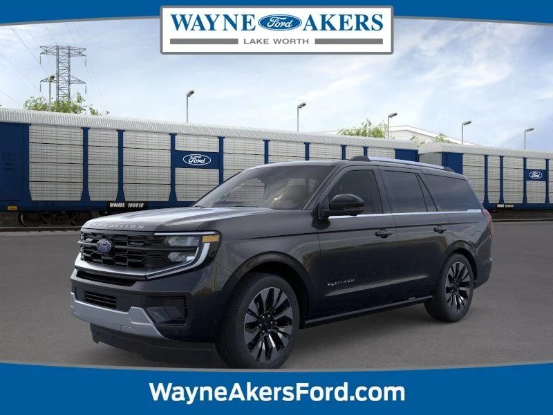 New 2026 Agate Black Metallic Ford Platinum image 1