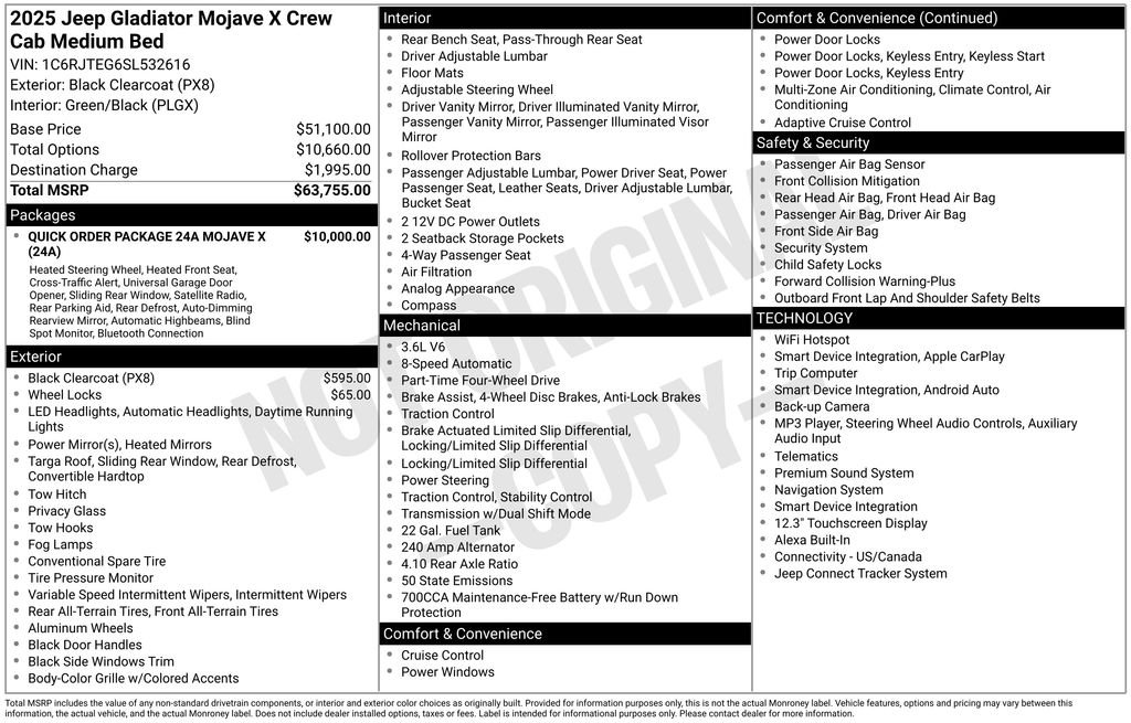 Used 2025 Black Jeep Mojave image 6