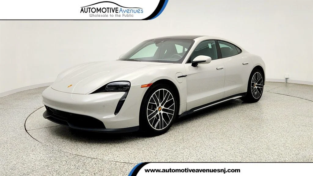 Used 2024 Chalk Porsche RWD w/ Premium Pkg, Performance Battery Plus & Side Skirts image 1