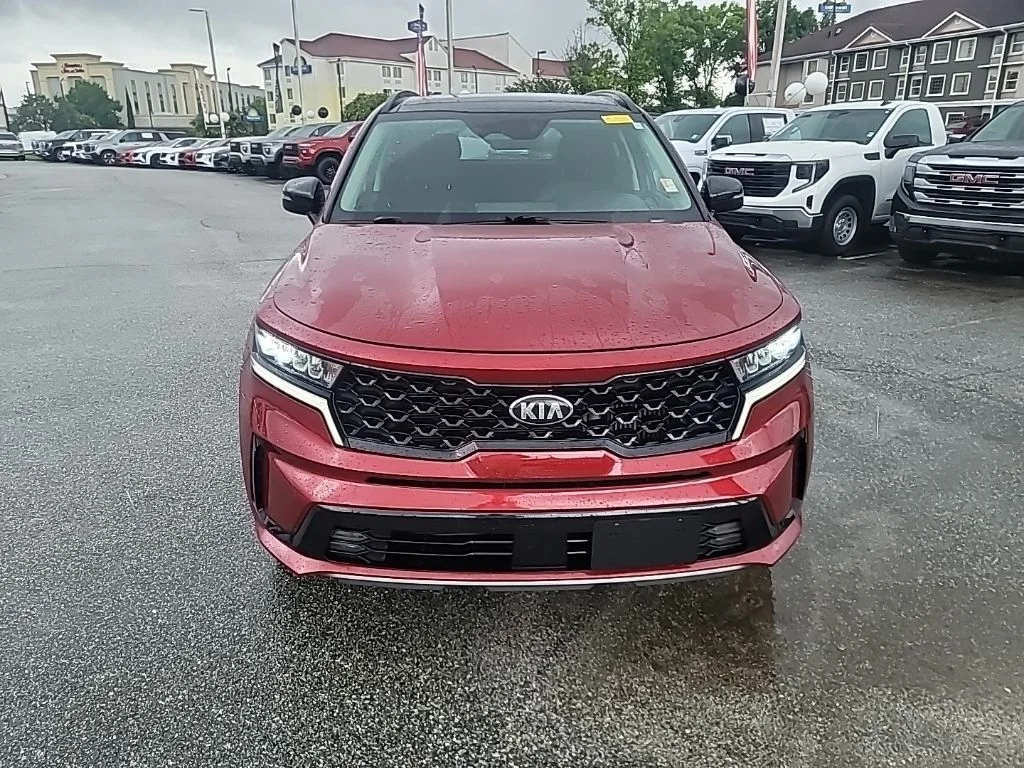 Used 2021 Red Kia EX image 2