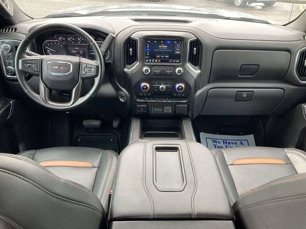 Used 2021 Satin Steel Metallic GMC AT4 image 13