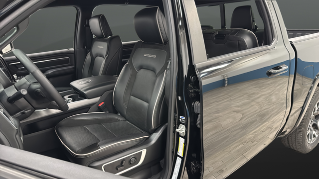 Used 2025 Diamond Black Crystal Pearlcoat Ram Laramie image 9
