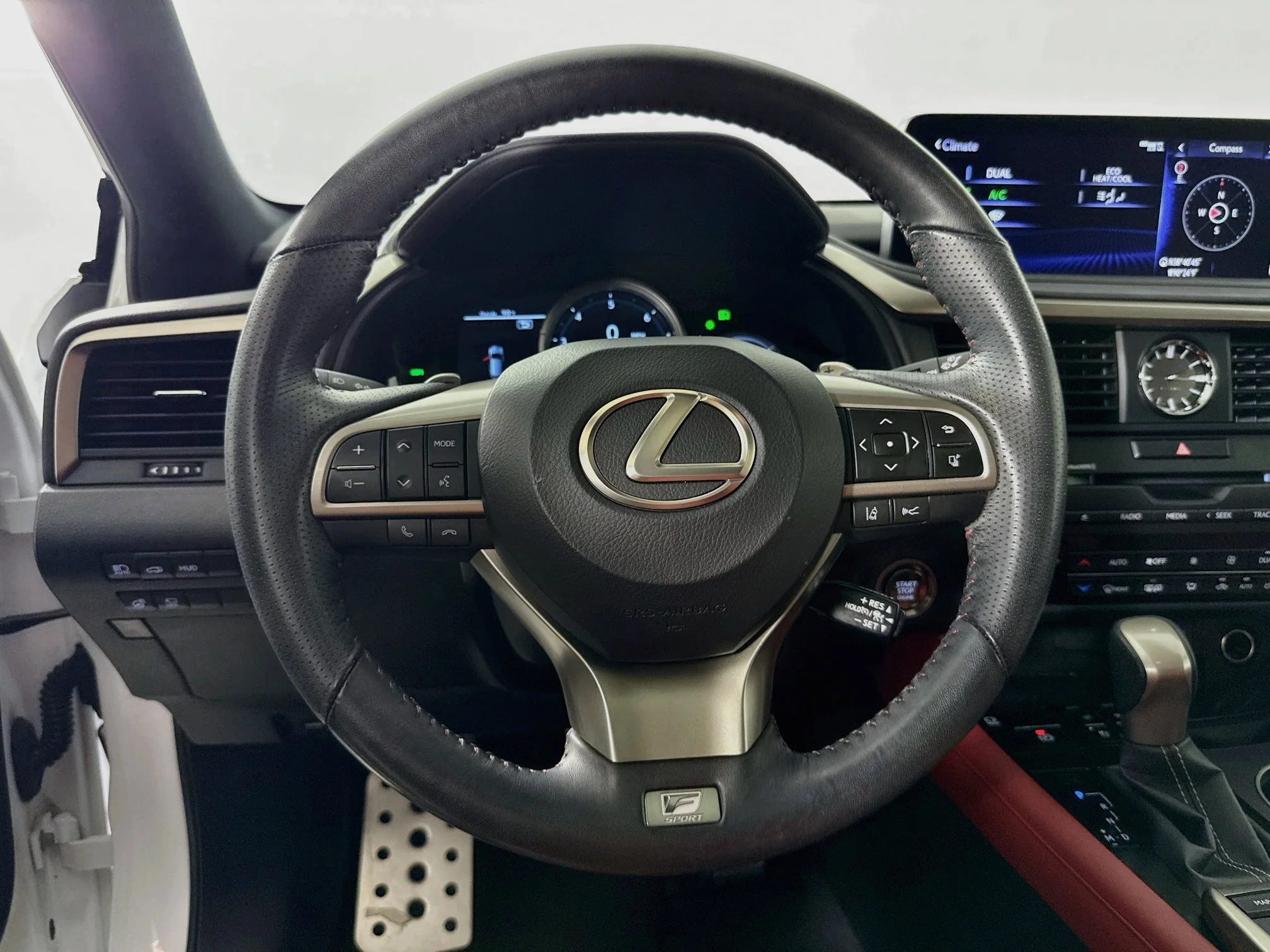 Used 2021 Ultra White Lexus 350 F SPORT Appearance image 13