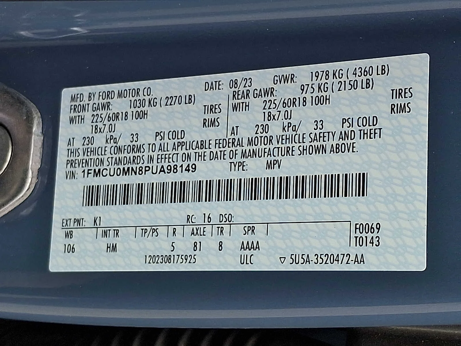 Used 2023 Vapor Blue Ford ST-Line image 25