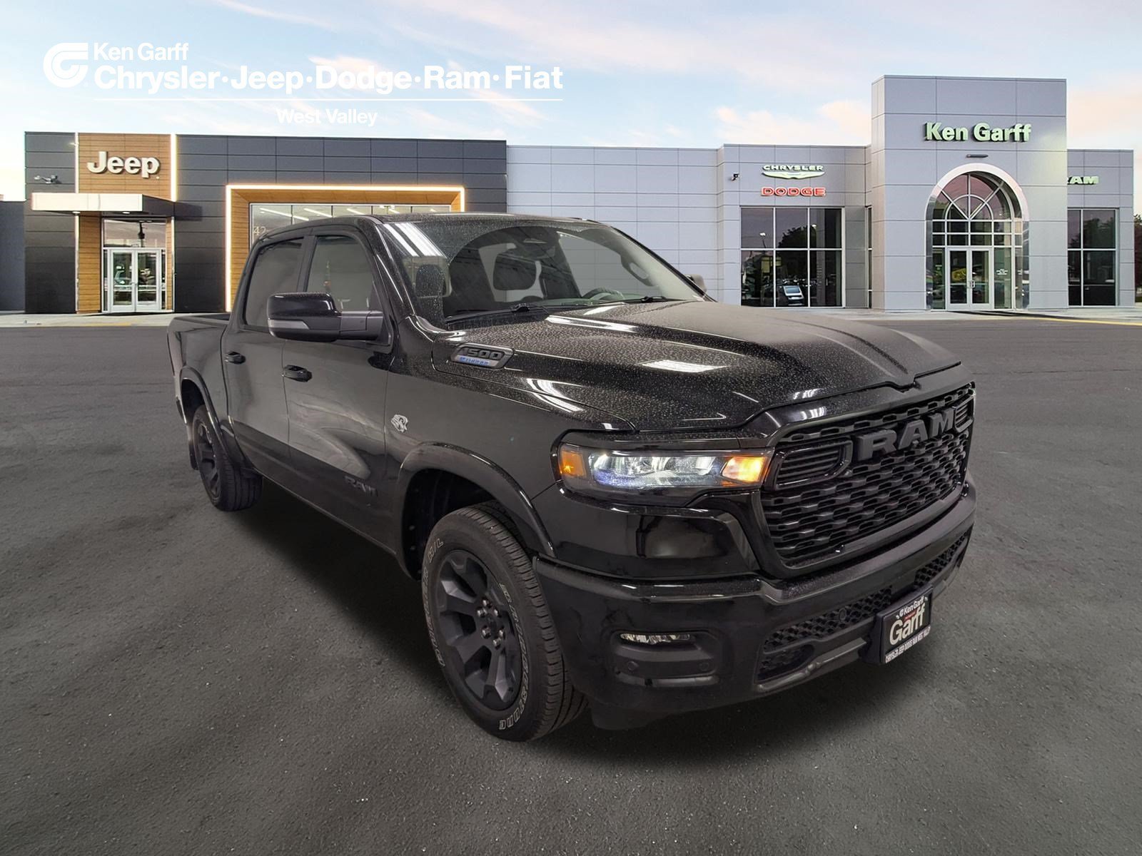 New 2026 Diamond Black Crystal Pearl-Coat Exterior Paint RAM Big Horn image 1
