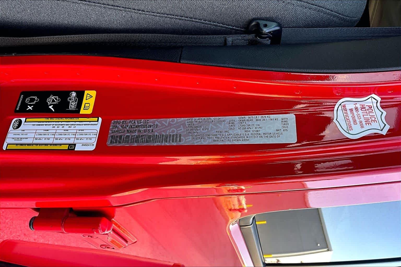 Used 2025 Firecracker Red Clearcoat Jeep Willys image 33