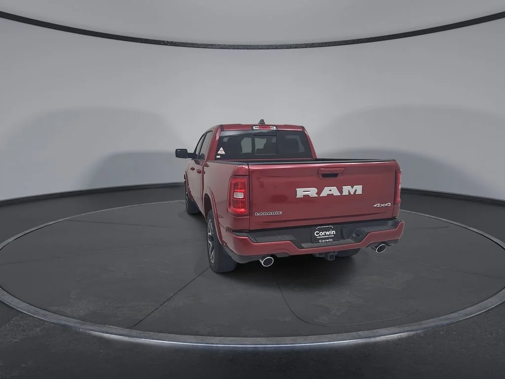 New 2026 Molten Red Pearl-Coat Exterior Paint RAM Laramie image 12