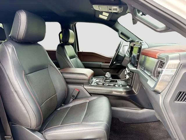 Used 2023 White Metallic Ford LARIAT image 14