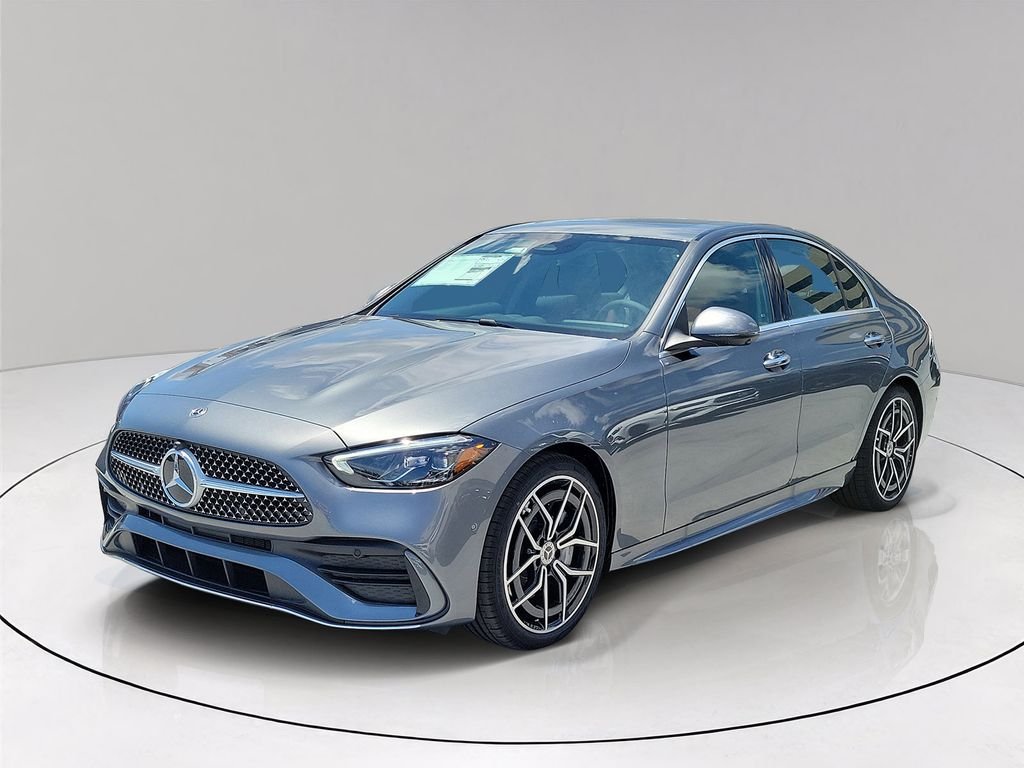 New 2026 Selenite Grey Metallic Mercedes-Benz C 300 image 3