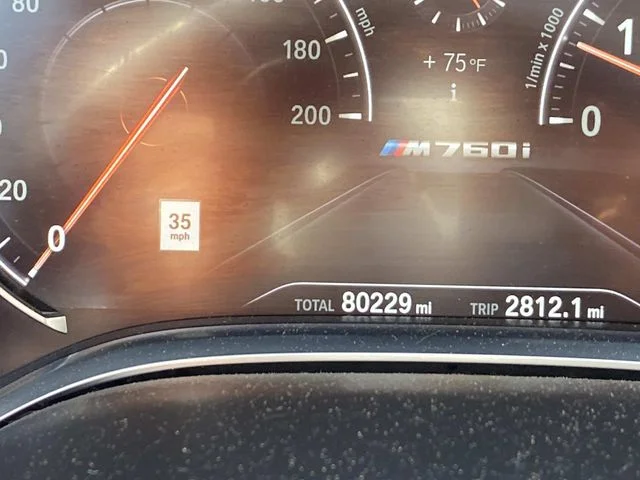 Used 2017 Black BMW M760i image 34