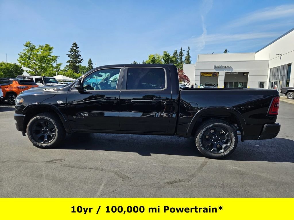 New 2026 Diamond Black Crystal Pearl-Coat Exterior Paint RAM Big Horn/Lone Star image 3