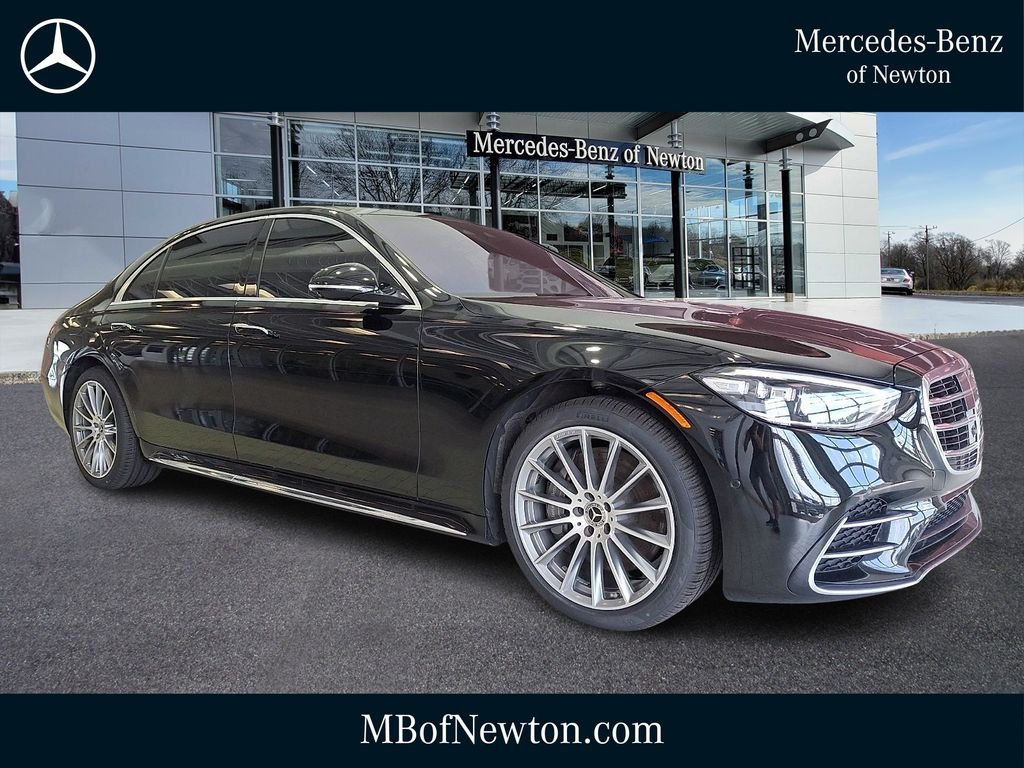 Certified Used 2023 Black Mercedes-Benz S 500 image 1