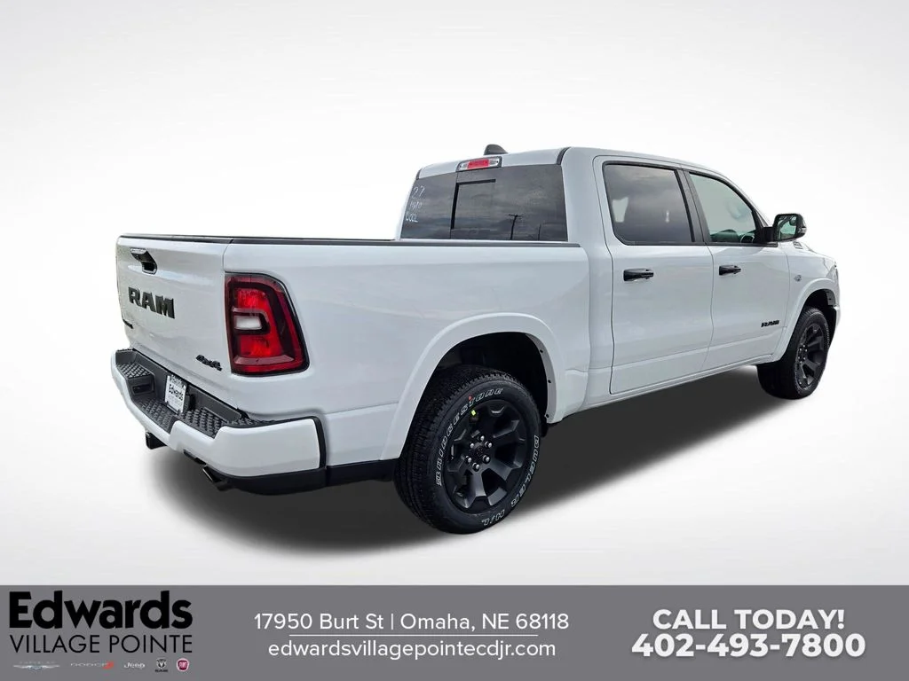 New 2026 Bright White Clear-Coat Exterior Paint RAM Big Horn/Lone Star image 3
