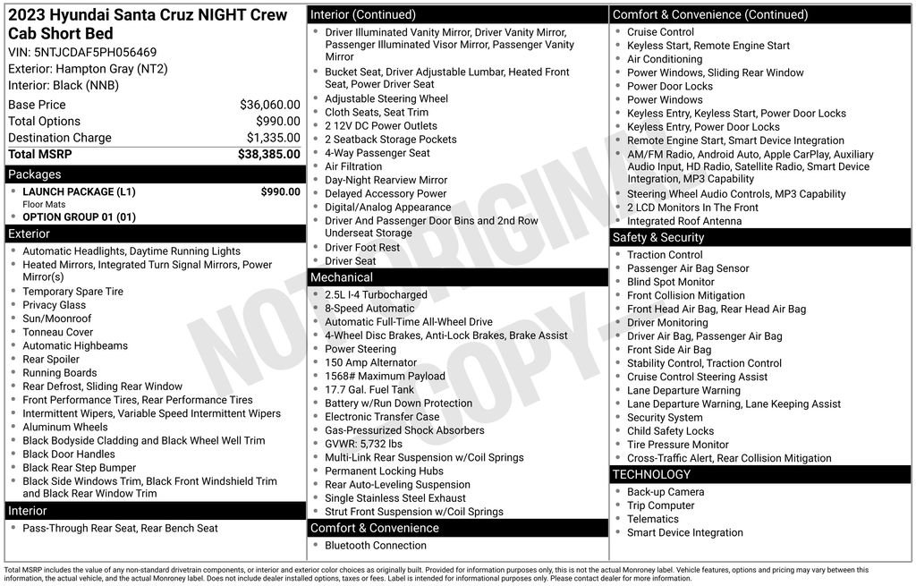 2023 Hyundai Santa Cruz Night - Photo 6
