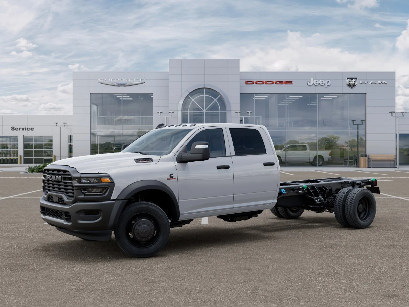 New 2025 Bright White Clearcoat RAM Tradesman image 28