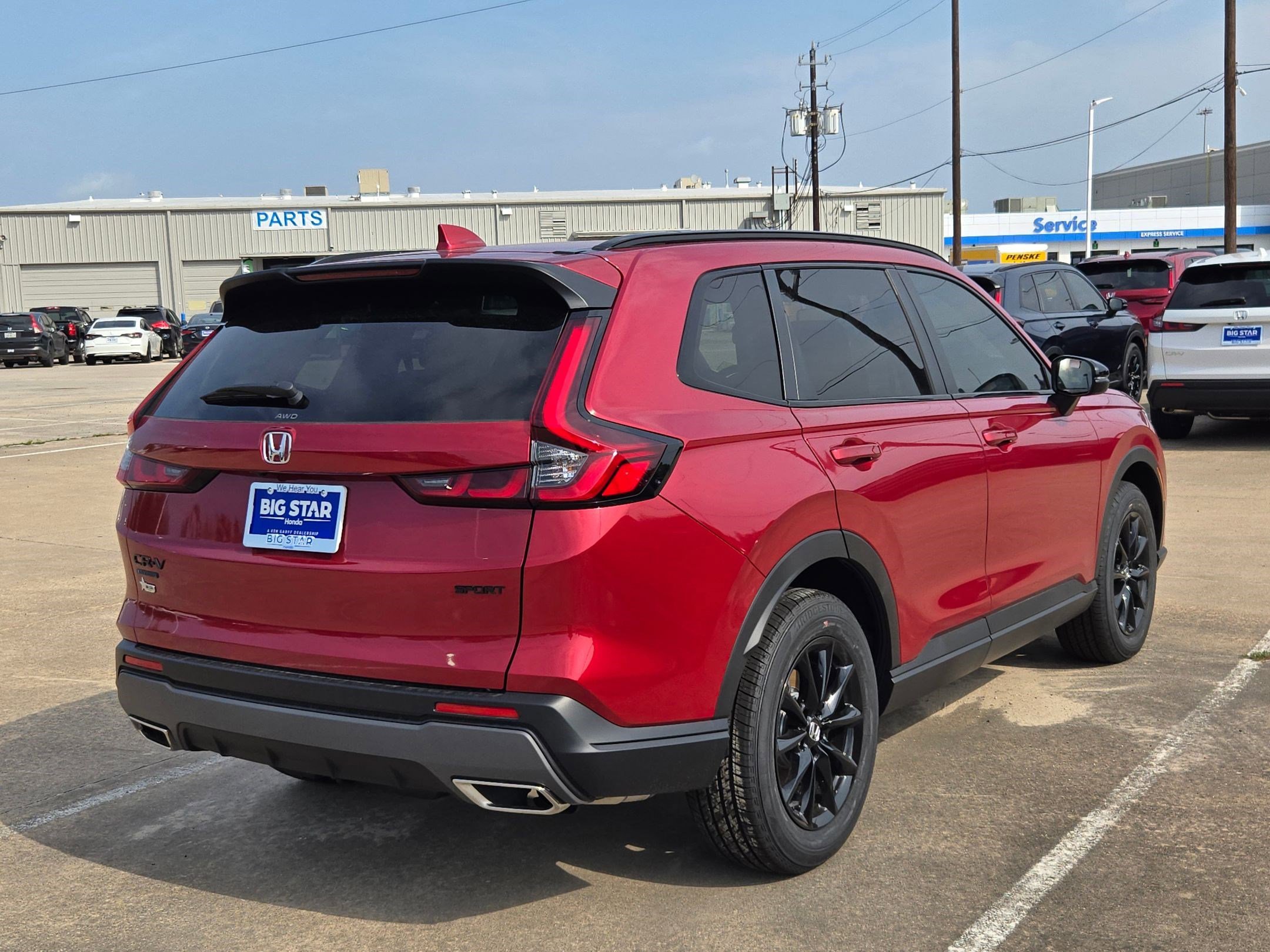 New 2026 Radiant Red Metallic Honda Sport image 3