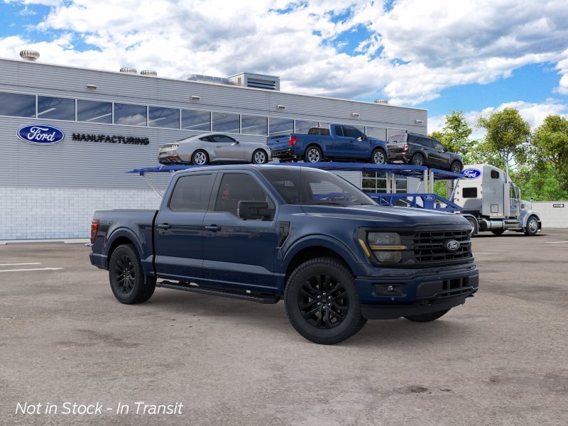 New 2026 Antimatter Blue Metallic Ford XLT image 1