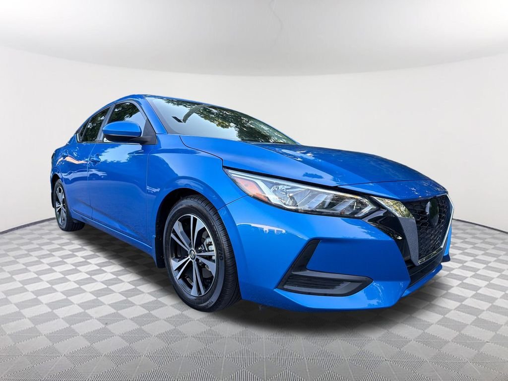 Used 2022 Blue Nissan SV image 3