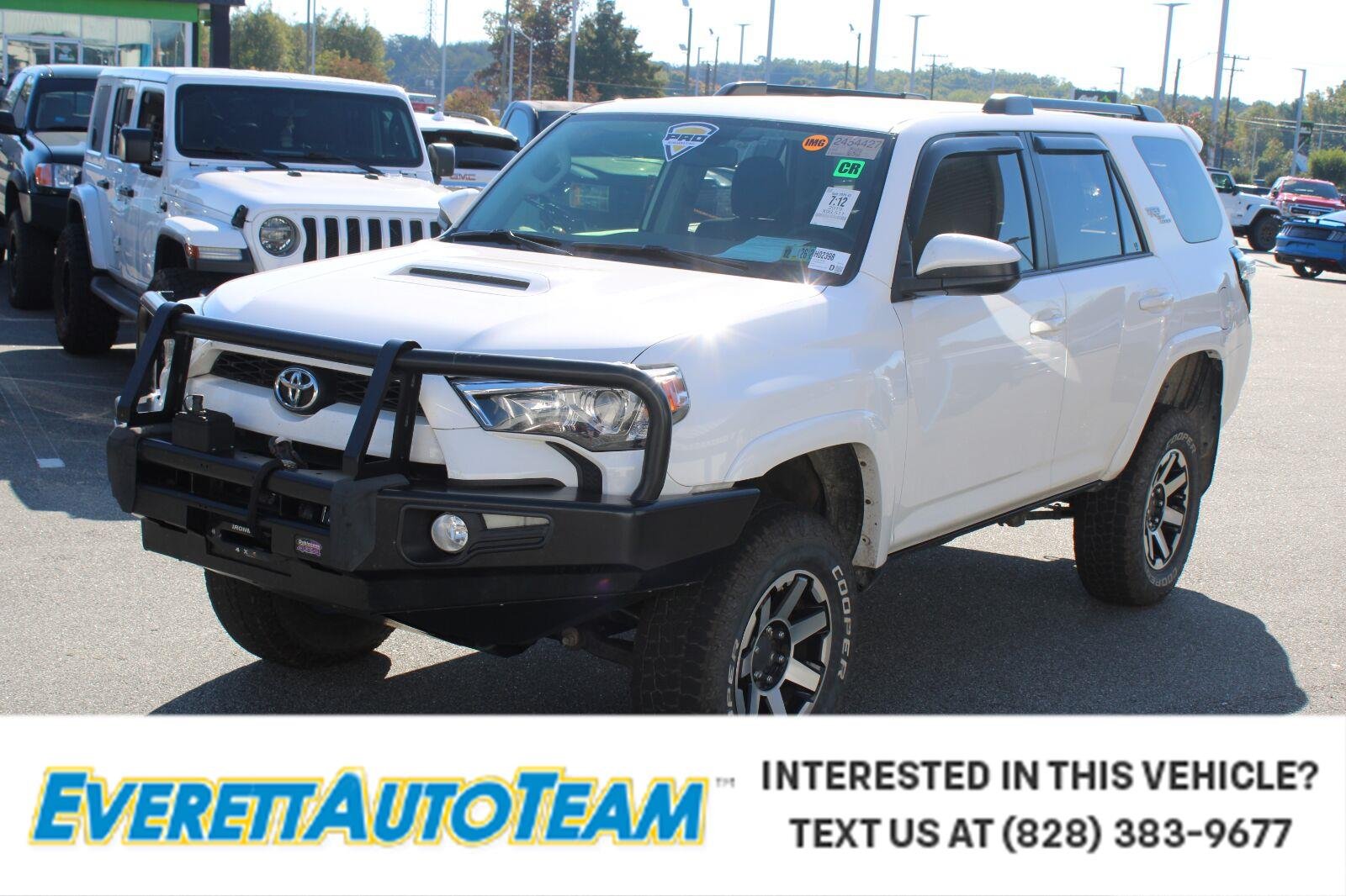 Used 2019 Super White Toyota TRD Off-Road image 1