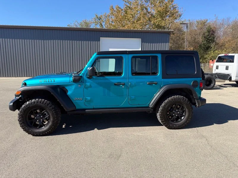 Used 2024 Blue Jeep Willys 4xe image 15