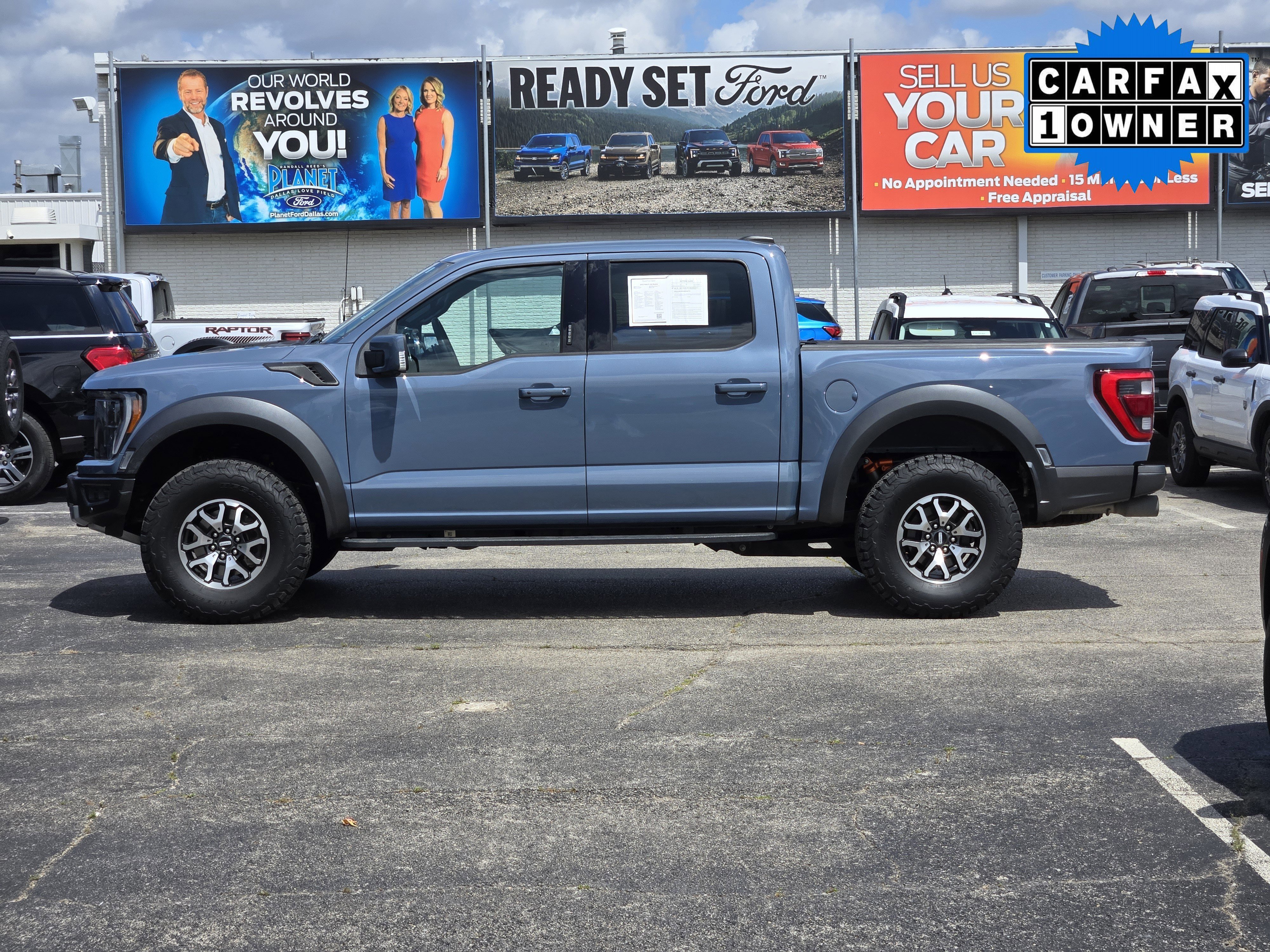 Certified Used 2023 Azure Gray Metallic Ford Raptor image 4