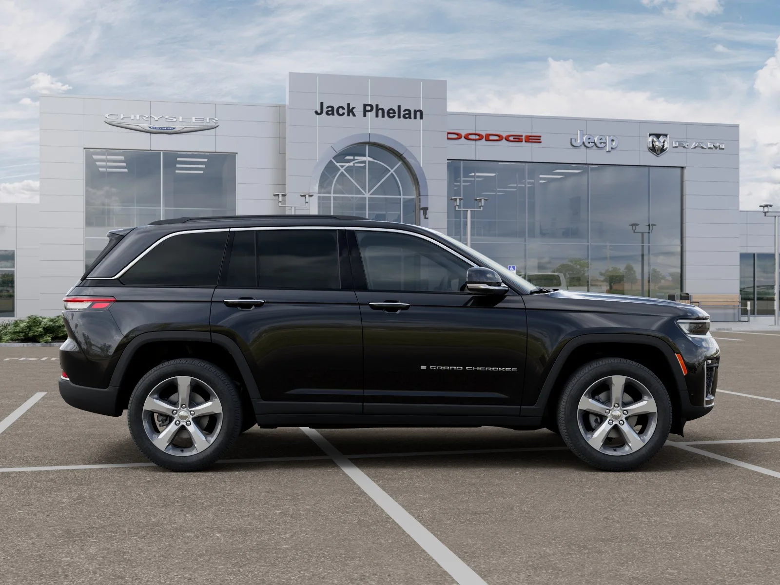 New 2026 Diamond Black Crystal Pearl-Coat Exterior Paint Jeep Limited image 47