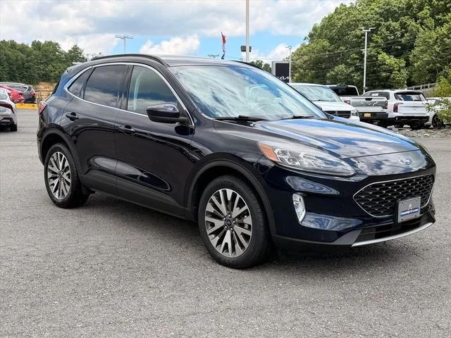 Used 2021 Blue Ford Titanium image 17