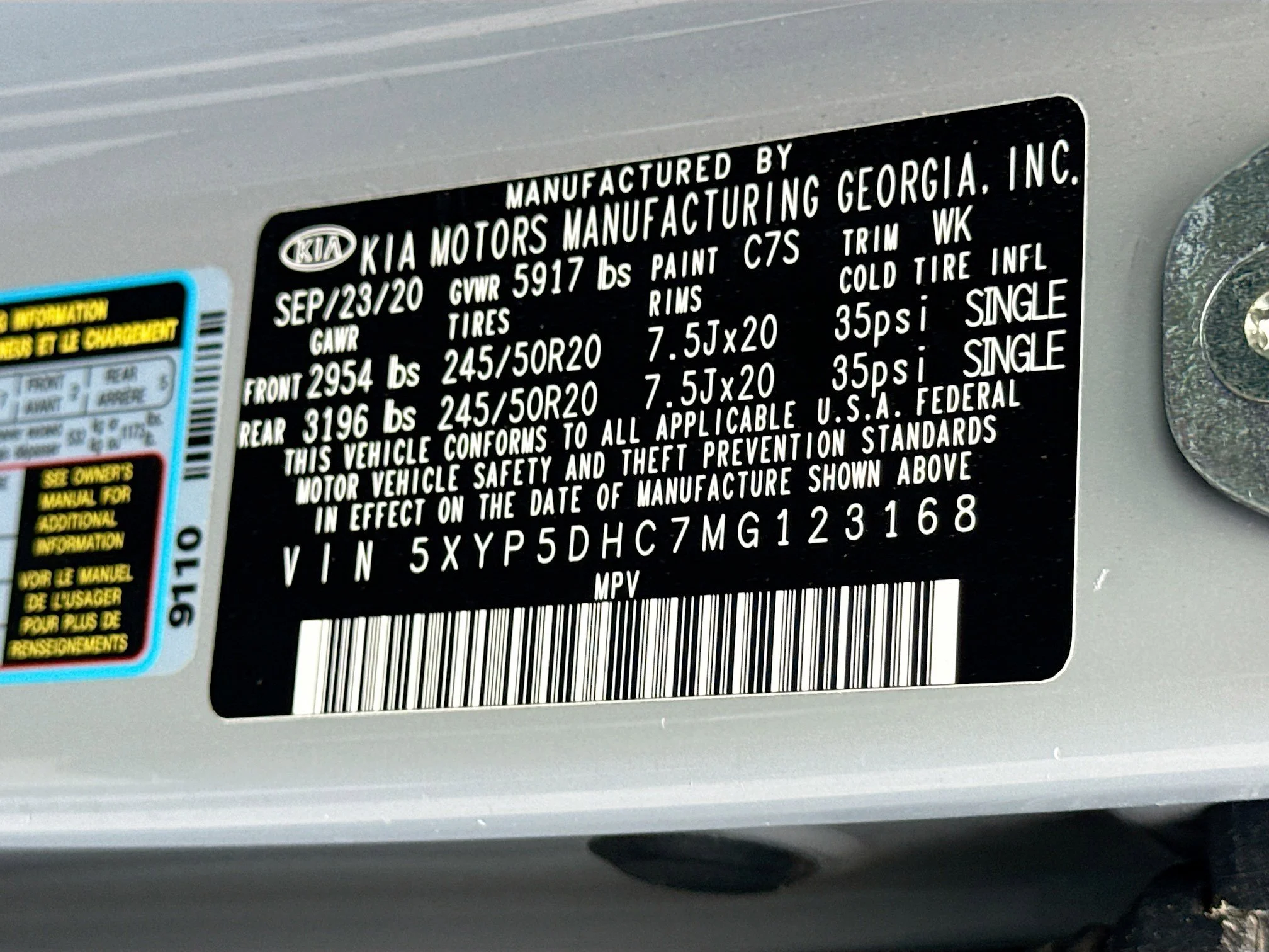 Used 2021 Wolf Gray Kia SX image 44