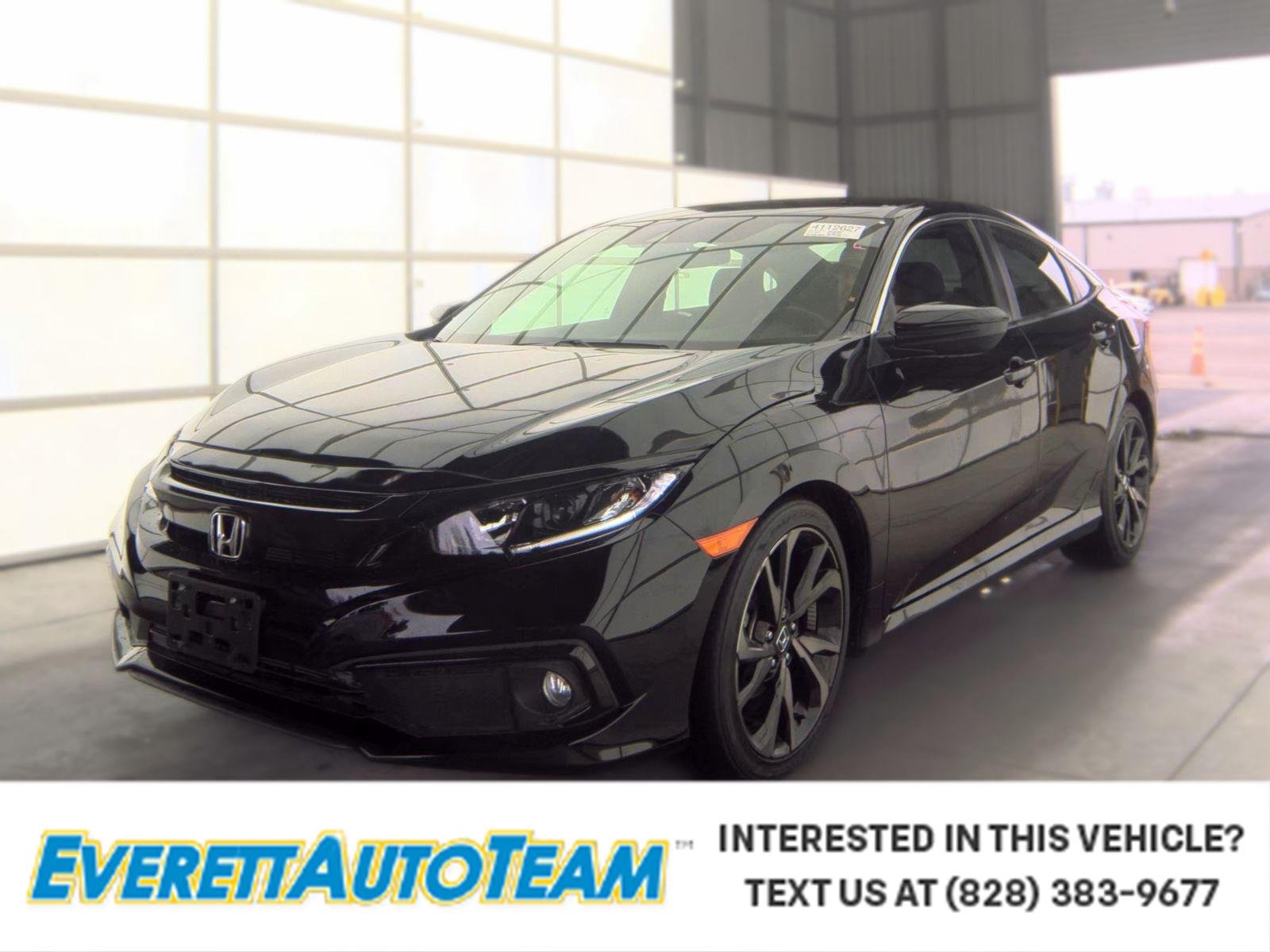 Used 2021 Crystal Black Pearl Honda Sport image 1