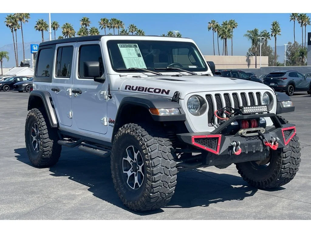 Used 2022 Bright White Clearcoat Jeep Unlimited Rubicon image 8